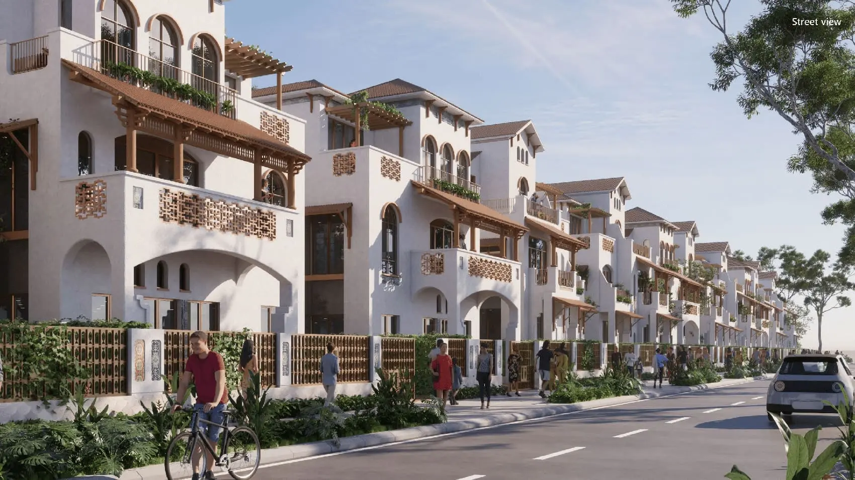 Khu biệt thự Blanca City với thiết kế hòa quyện giữa nét cổ điển châu Âu và văn hóa bản địa.