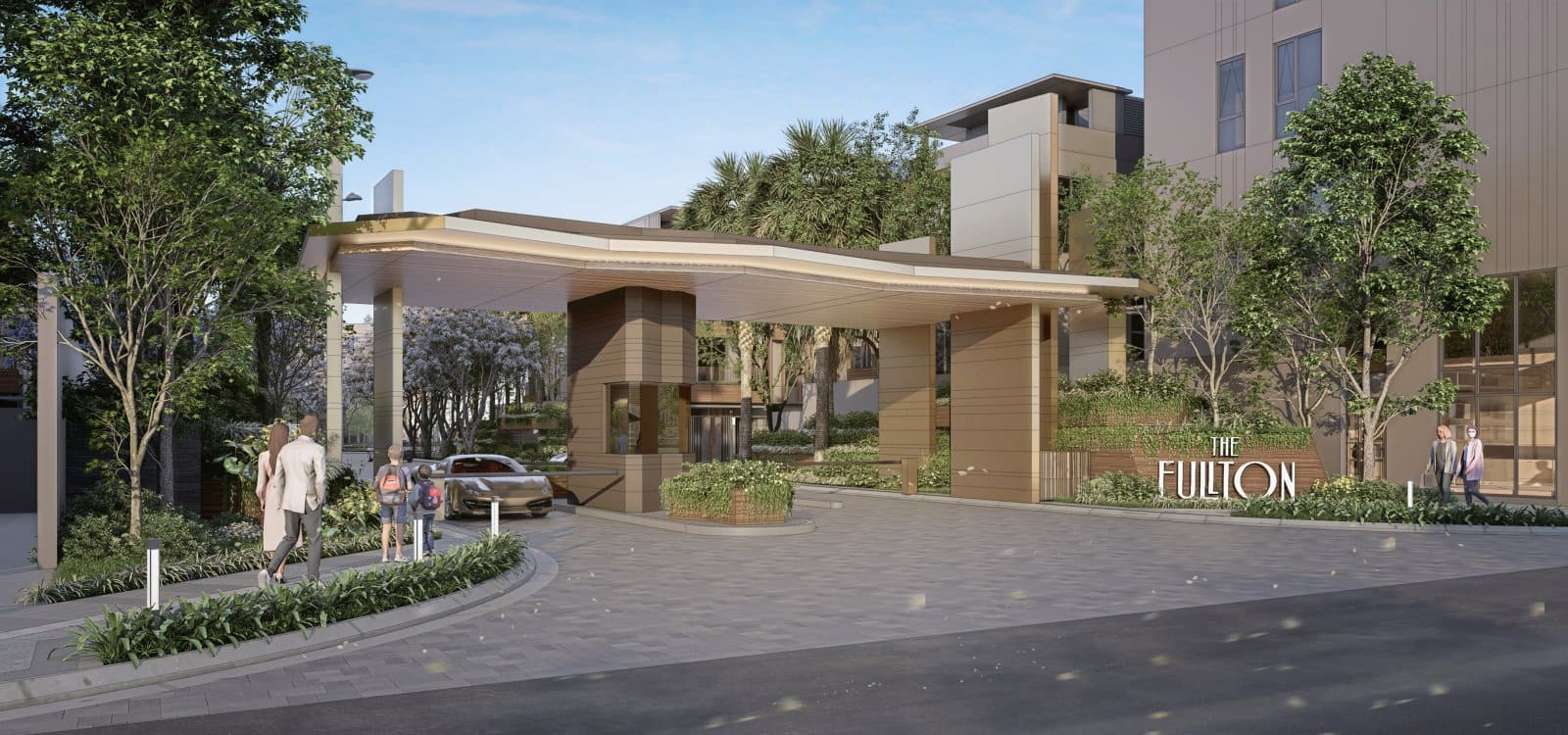 Phối cảnh dự án The Fullton CapitaLand, khu đô thị Vinhomes Ocean Park 3, Hưng Yên.