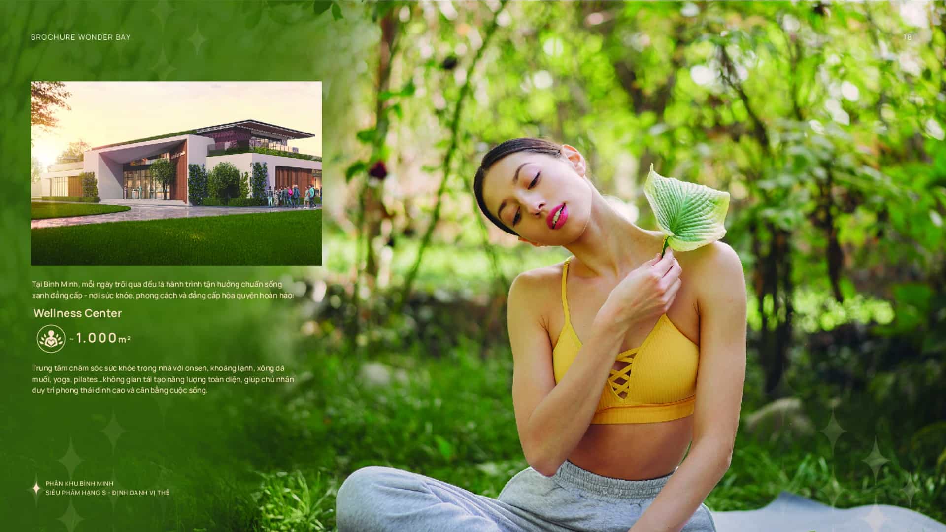 Vườn thiền nhẹ nhàng tại công viên Vinhomes Wonder City được thiết kế riêng cho cư dân, mang đến không gian yên tĩnh để tập thiền, yoga và giao lưu kết nối cùng cộng đồng người đồng điệu tâm hồn. Wellness Park mở ra không gian tĩnh dưỡng sinh thái an nhiên, chăm sóc sức khỏe toàn diện cho trọn vẹn gia đình.